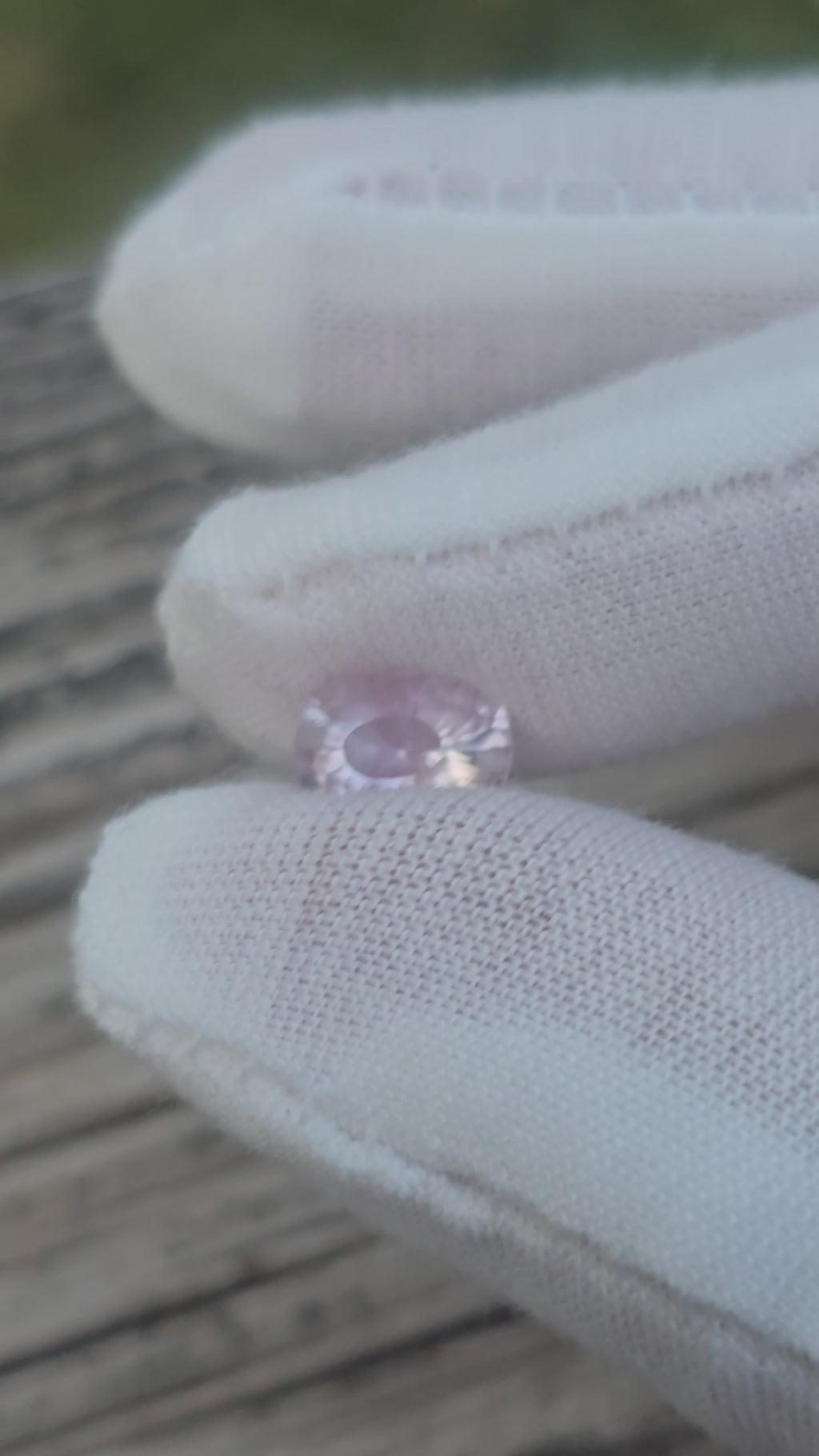 3.5 Ct Natural Kunzite – Hand-Cut, Eye Clean, Soft Pink/Lilac