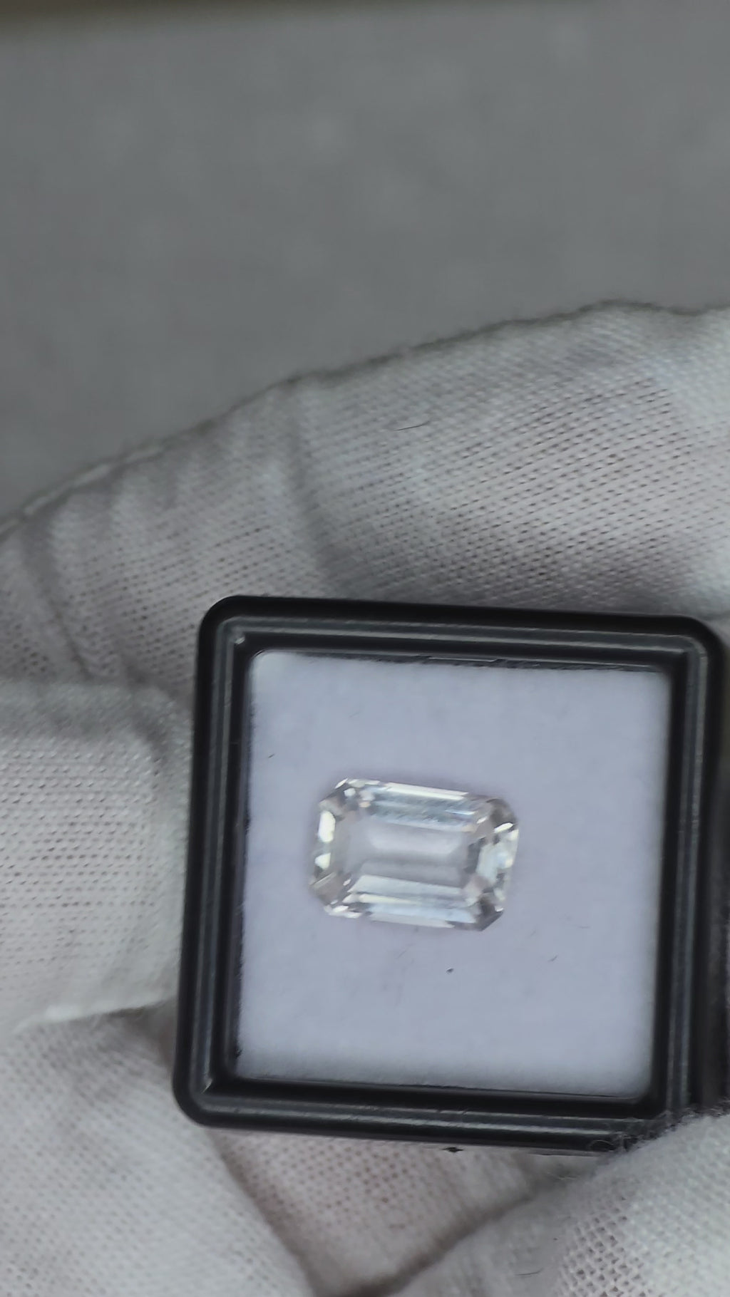 3.45 ct Precision-Cut Ice Blue Aquamarine — Clean, Modern, Architectural