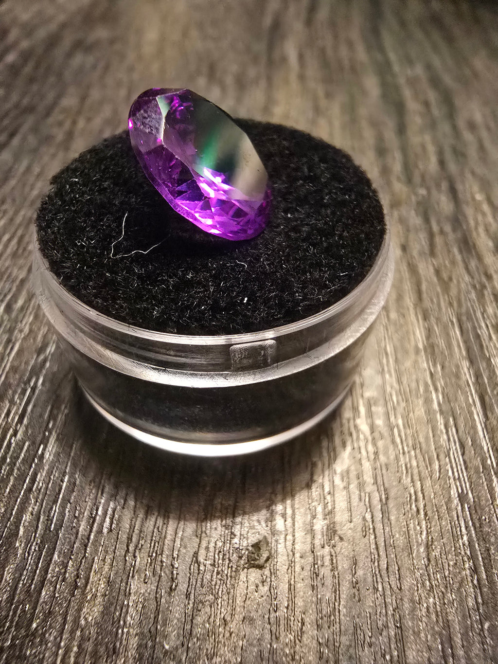 8.50ct Color-Changing Sapphire – Purple | Precision Round Cut | Flawless Lab-Grown